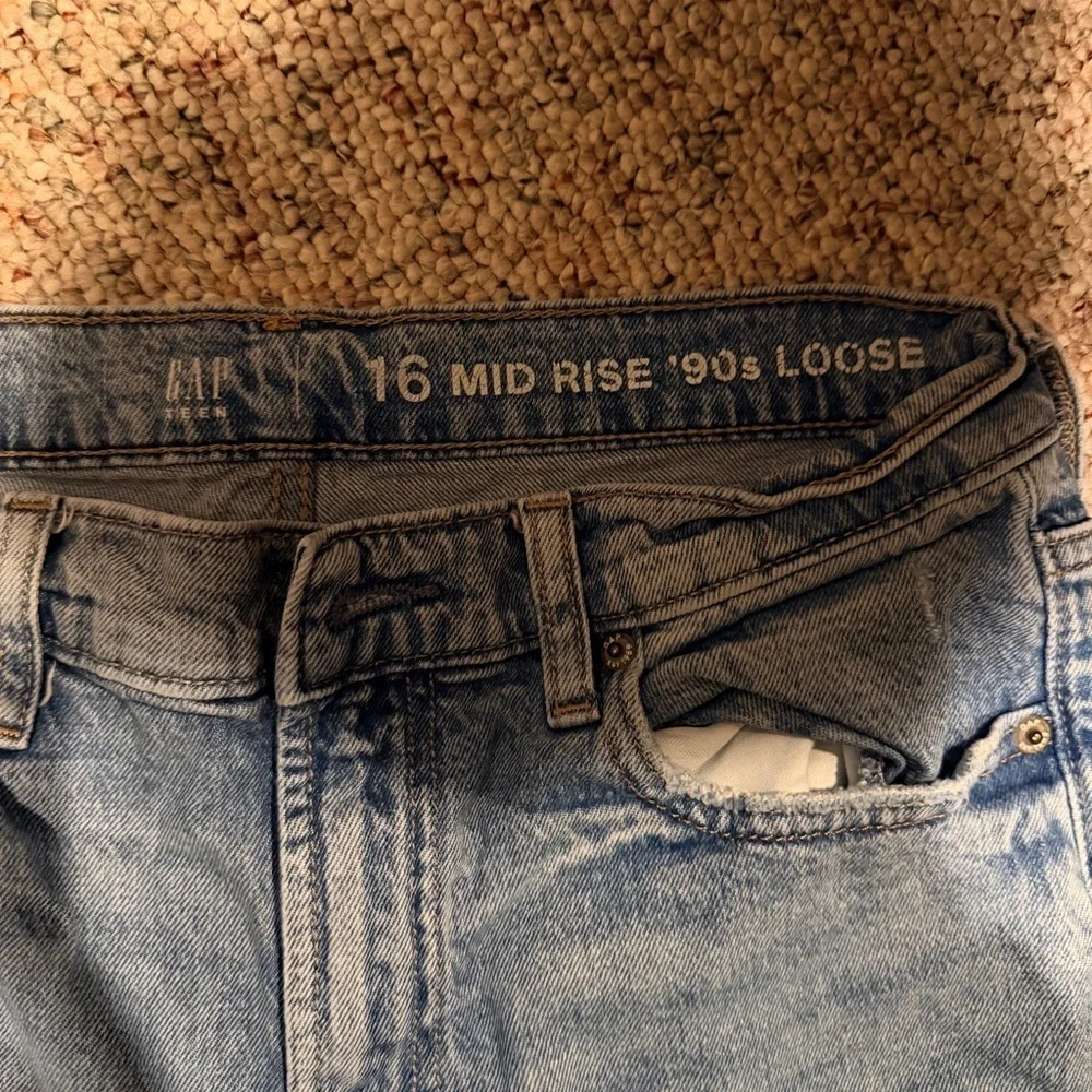 GAP Light Blue Mid Rise Jeans